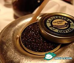 超級富豪才吃得起的食物:阿爾馬斯魚子醬-$25,000