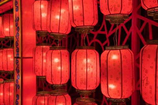 正月十五送燈送幾盞好-攝圖網(wǎng)