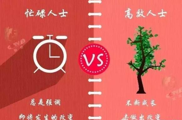 13張圖告訴你瞎忙族和高效人士的區(qū)別