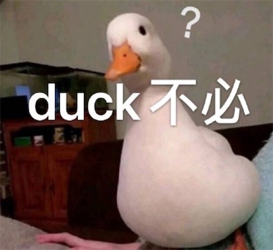 duck不必是什么意思什么梗 duck不必是大可不必的諧音