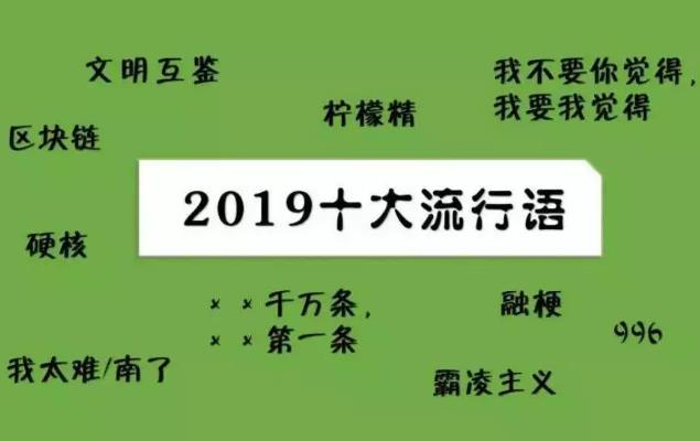 2019年網(wǎng)絡(luò)流行語(yǔ)四個(gè)不同版本出爐 看看2019十大最火網(wǎng)絡(luò)熱詞吧