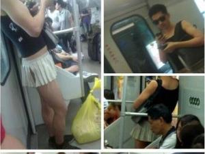 短裙哥是什么意思？上海地鐵現(xiàn)露臀短裙哥
