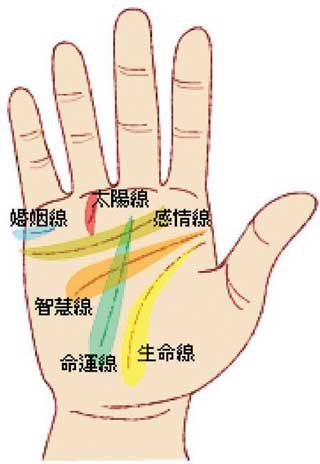 手相算命圖解：天生成就大事的五種手相