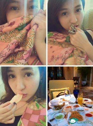 郭美美網(wǎng)上再炫富：曬自拍坐寶馬車火辣性感照