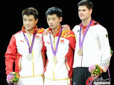 倫敦奧運(yùn)會(huì)中國(guó)軍團(tuán)第18金：張繼科4-1勝王皓奪奧運(yùn)冠軍完成大滿貫