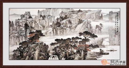 當(dāng)代畫家林德坤藝術(shù)鑒賞：過雨看松色，隨山到水源