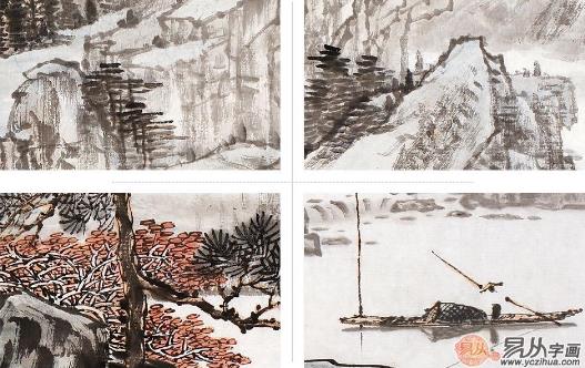 當(dāng)代畫家林德坤藝術(shù)鑒賞：過雨看松色，隨山到水源